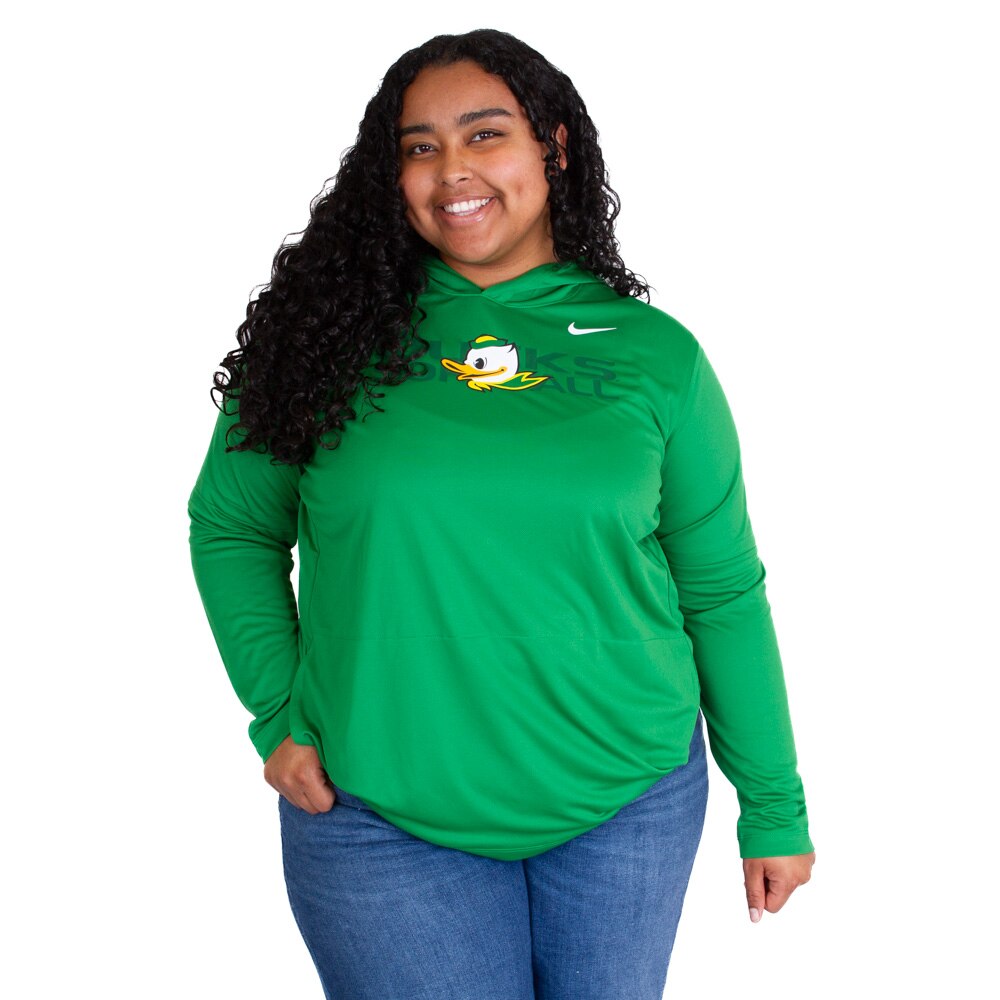 Women's Black Nike Quack Attack O Mantra Full Zip Hood